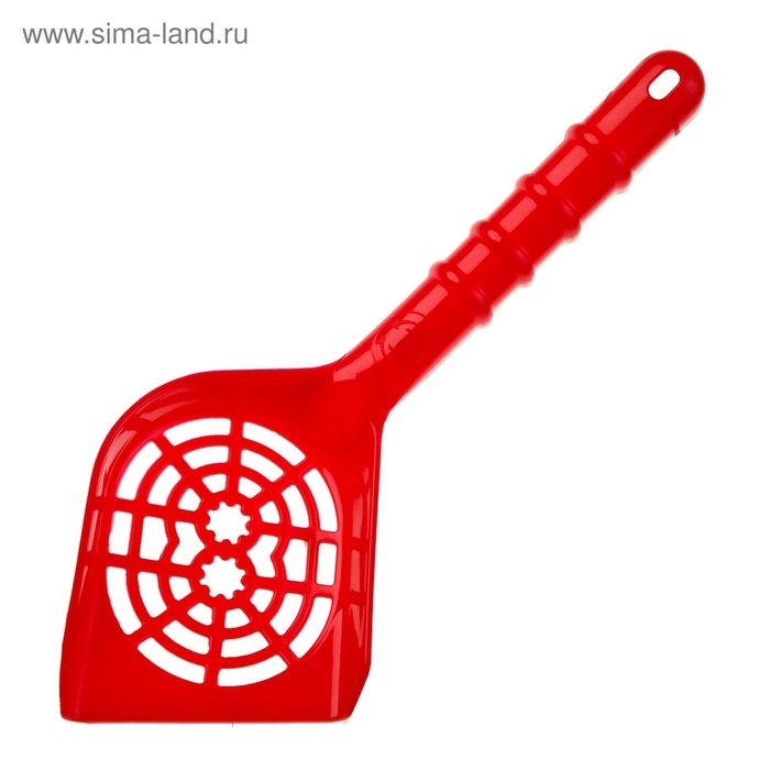 Совок изогнутый для кошачьего туалета, 28,5 х 11 х 1,6 см, микс цветов