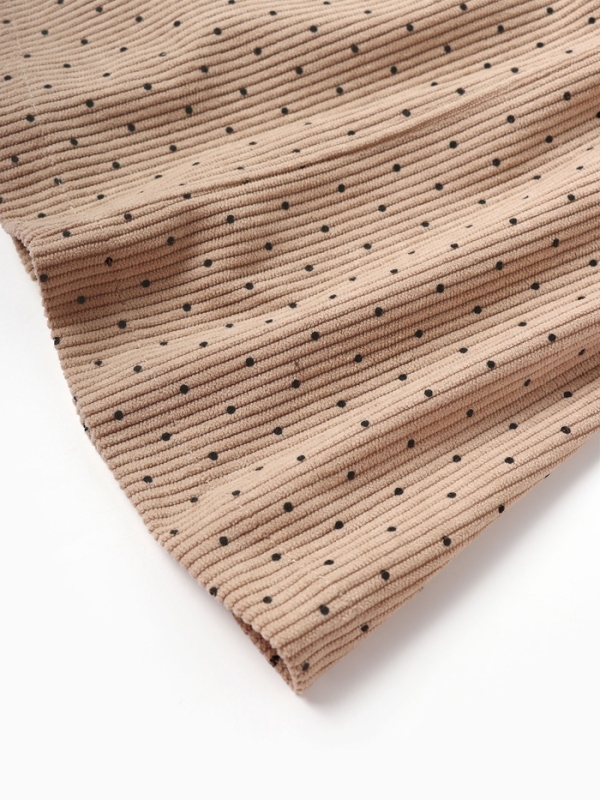 Юбка детская Крошка Я "Горошек", рост 92-98 см, бежевый