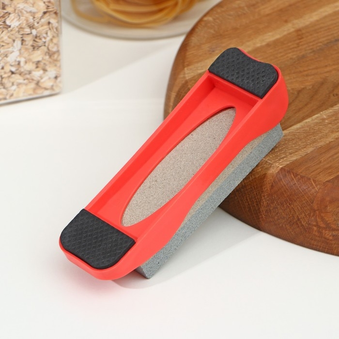 Точильный камень Доляна &laquo;Стоун&raquo;, 14,7 см, цвет МИКС