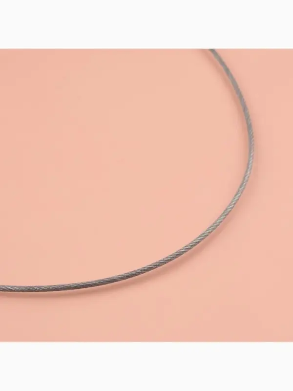 Спицы круговые, для вязания, с тефлоновым покрытием, с металлическим тросом, d=3 мм, 14/80 см