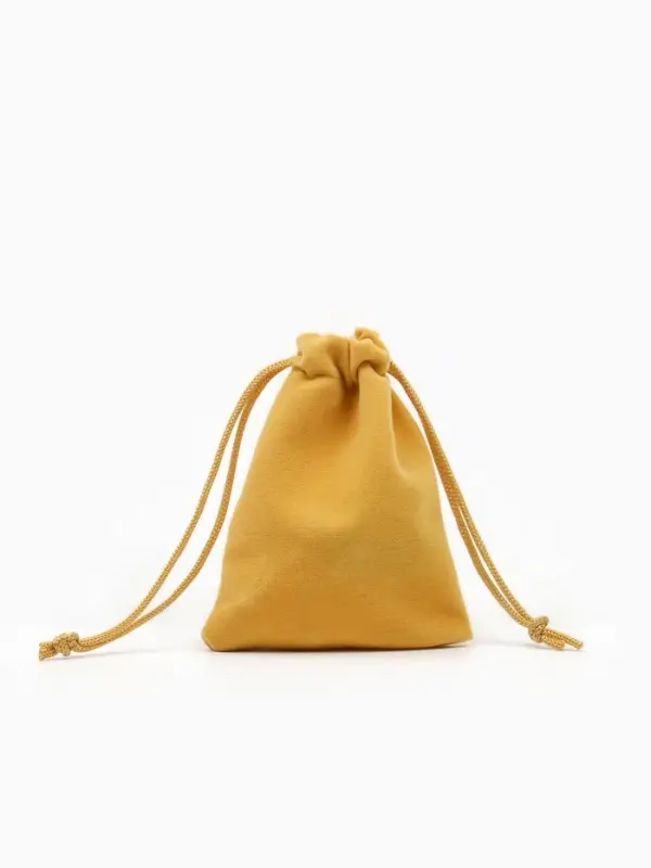 Мешочек бархатный, 7&times;9 см, оранжевый