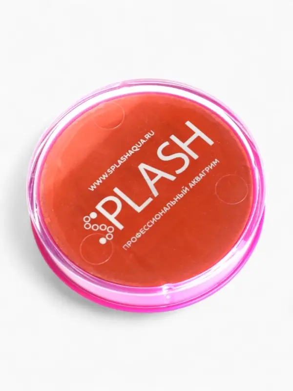 Аквагрим  в шайбе , регулярный, оранжевый, 32 гр.