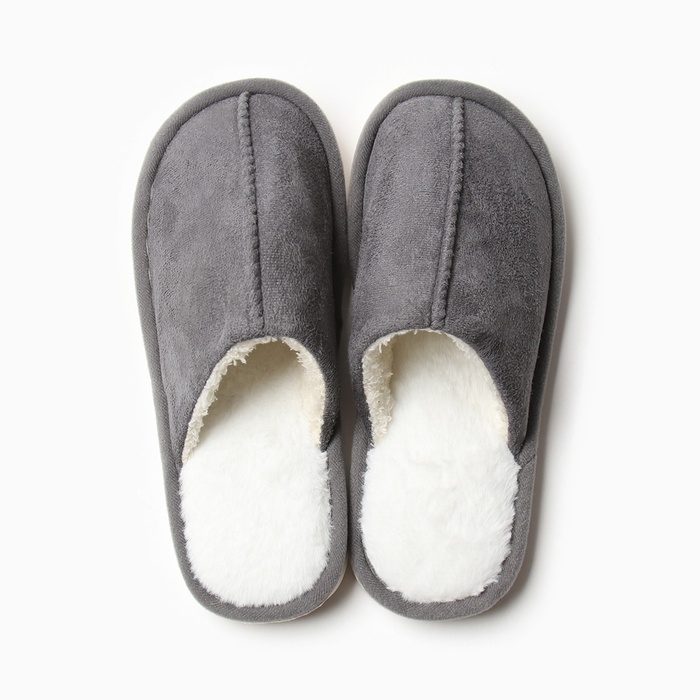 Тапочки женские размер 36-37, цвет серый Тапочки женские размер 36-37, цвет серый