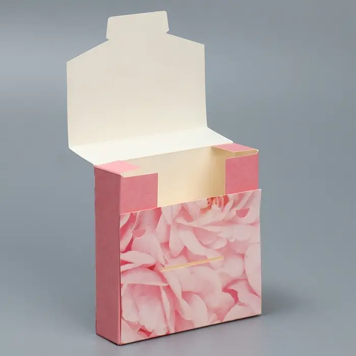 Коробка подарочная складная конверт, упаковка,&laquo;Розы&raquo;, 15 х 15 х 4 см