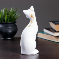 Фигура "Кошка ушастая" 7х8х20см белая