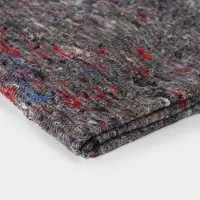 Салфетка - тряпка хозяйственная Доляна, 50&times;60 см, плотность 180 г/м&sup2;, строчка 2,5 мм, с оверлоком, серая