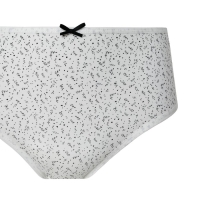 Трусы женские слипы "Веточки", цвет белый, размер 52