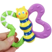 Погремушка «Бабочка» с эластичными элементами, в пакете, Крошка Я Погремушка «Бабочка» с эластичными элементами, в пакете, Крошка Я