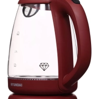 Чайник HYK-G1002 1.7л. 2200Вт бордовый