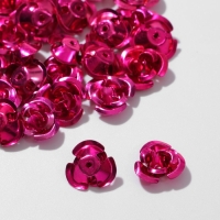 Бусина «Розочка», 12 мм, (набор 30 шт.),цвет малиновый Бусина «Розочка», 12 мм, (набор 30 шт.),цвет малиновый