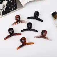 Краб для волос "Петля" 7 см, микс