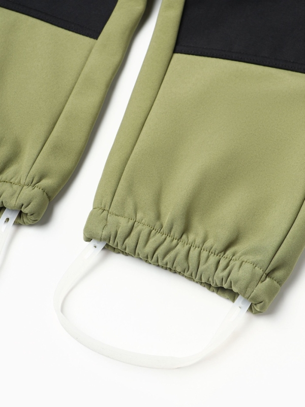 Комбинезон демисезонный для мальчиков MINAKU из Softshell на флисе, непромокаемый, оливковый, рост 92 см