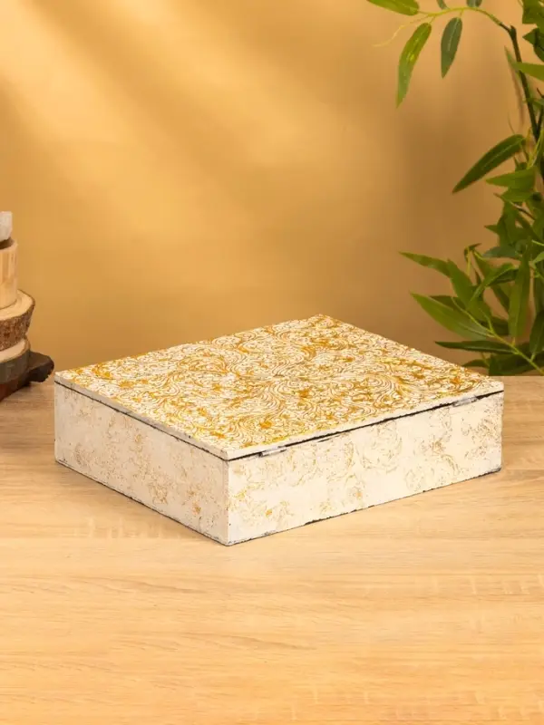 Шкатулка "Узор" 30х25х8 см, МДФ