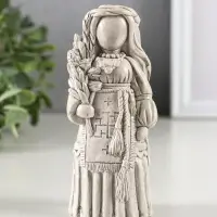 Фигура гипс "Лесная Берегиня" 13х6 см, под камень