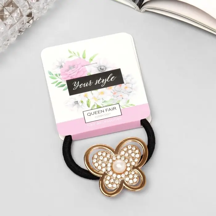 Резинка для волос "Имоджин" бабочка, 5 см