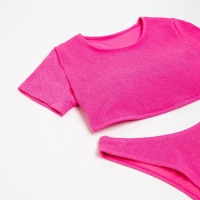 Купальник женский раздельный MINAKU с топом цвет розовый, размер 48 Купальник женский раздельный MINAKU с топом цвет розовый, размер 48