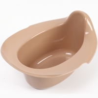 Горшок детский антискользящий &laquo;Комфорт&raquo; с крышкой, съёмная чаша, цвет кремовый