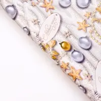 Бумага упаковочная глянцевая &laquo;Новогодние шары&raquo;, 70&times;100 см