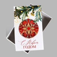 Набор подарочных коробок 6 в 1 &laquo;Новогодние шары&raquo;, 20 х 12.5 х 7.5 &ndash; 32.5 х 20 х 12.5 см, Новый год