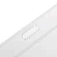 Бейдж горизонтальный, внешний 103х80 мм, внутренний 85х54 мм, пластик прозрачный