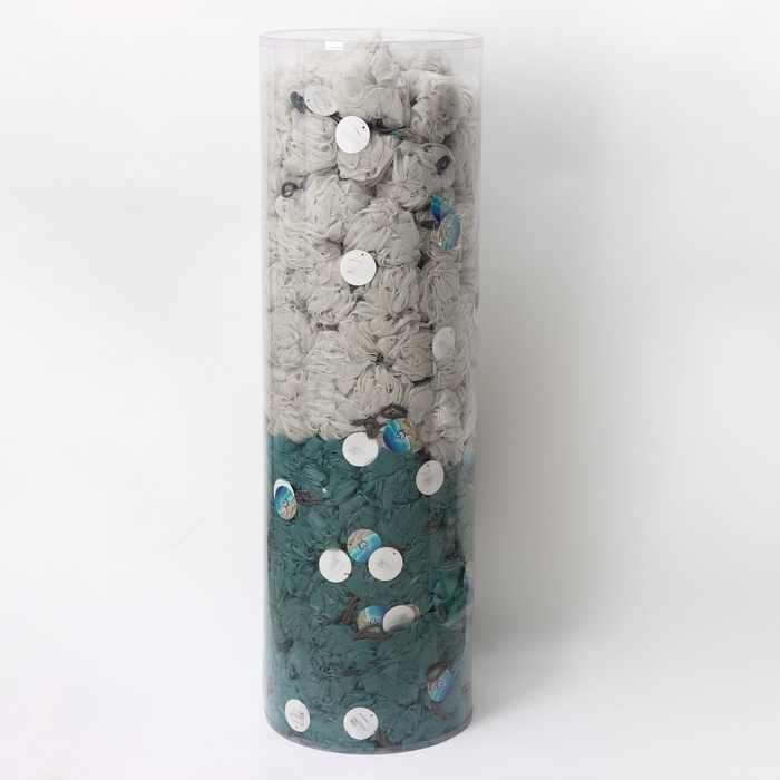 Мочалка для тела Доляна &laquo;Нежность&raquo;, 50 гр, тубус в подарок, цвет МИКС