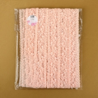 Кружево на сетке, 30 мм &times; 9 &plusmn; 0,5 м, цвет розовый