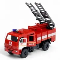 Машинка металлическая &laquo;Пожарная автоцистерна&raquo;, открываются двери, 15 см