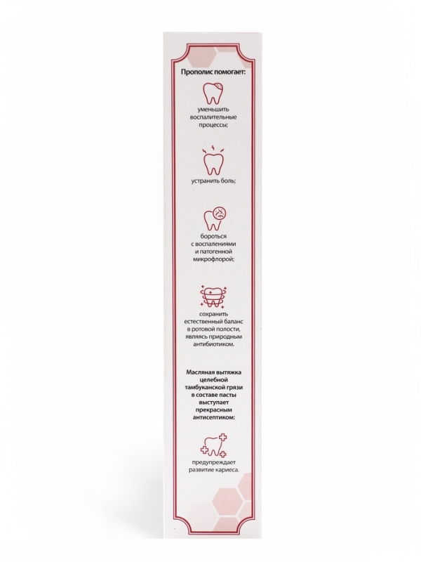 Паста зубная с прополисом, Паста зубная с прополисом, "Святая рука", 100 мл
