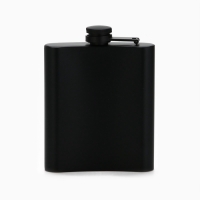 Фляжка &laquo;Сила, воля, победа&raquo;, 210 мл, чёрная