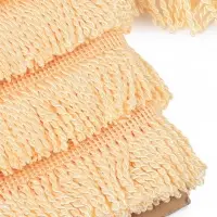 Бахрома жгут, 6,5 см, 20 м&plusmn;0.5, цвет молочный