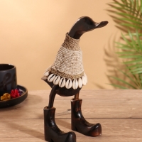 Сувенир "Утка" с декором, 25 см