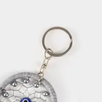 Брелок "Ловец снов" 17 см, цв. серый