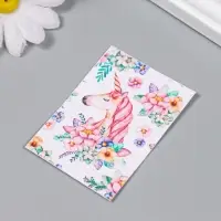 Открытка для выращивания &laquo;Арт Узор. Вырасти сам. Единорог&raquo; с семенами, 5&times;7 см