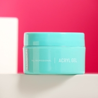 Гель для ногтей Acryl Gel TNL Illusion №02, камуфлирующий, натурально-розовый с шиммером, 18 мл