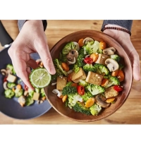 Сковорода вок Healthy Chef 28 см с антипригарным покрытием