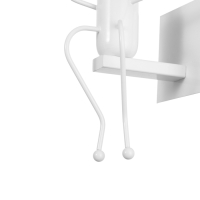 Бра "Человечек" E27 40Вт белый 11х20х17 см Бра "Человечек" E27 40Вт белый 11х20х17 см