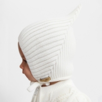 Шапка вязаная детская MINAKU, цвет белый, размер 36-38