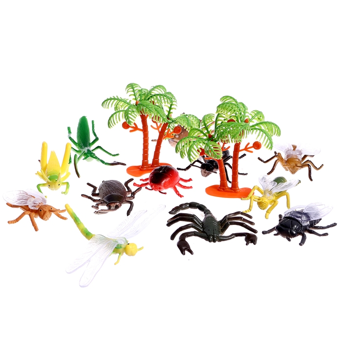 Набор животных &laquo;Насекомые&raquo;, 12 фигурок с аксессуарами