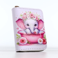 Кошелёк на молнии, цвет белый Кошелёк на молнии, цвет белый