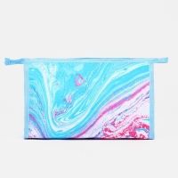 Косметичка на молнии, цвет голубой Косметичка на молнии, цвет голубой