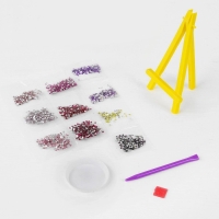 Алмазная мозаика с частичным заполнением на подставке &laquo;Девочка&raquo;, 13 х 19 см, картон