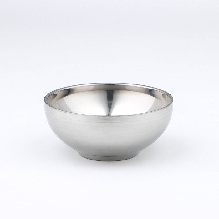 Миска из нержавеющей стали с двойными стенками &laquo;Трефор&raquo;, 200 мл, d=11 см