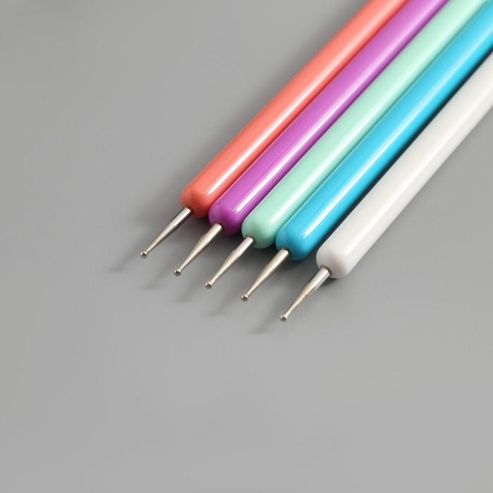 Инструменты для придания формы фоамирану "Пастель" набор 5 шт 12 см