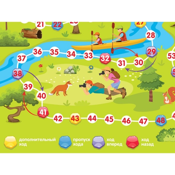 Настольная игра-ходилка &laquo;В лесу&raquo;