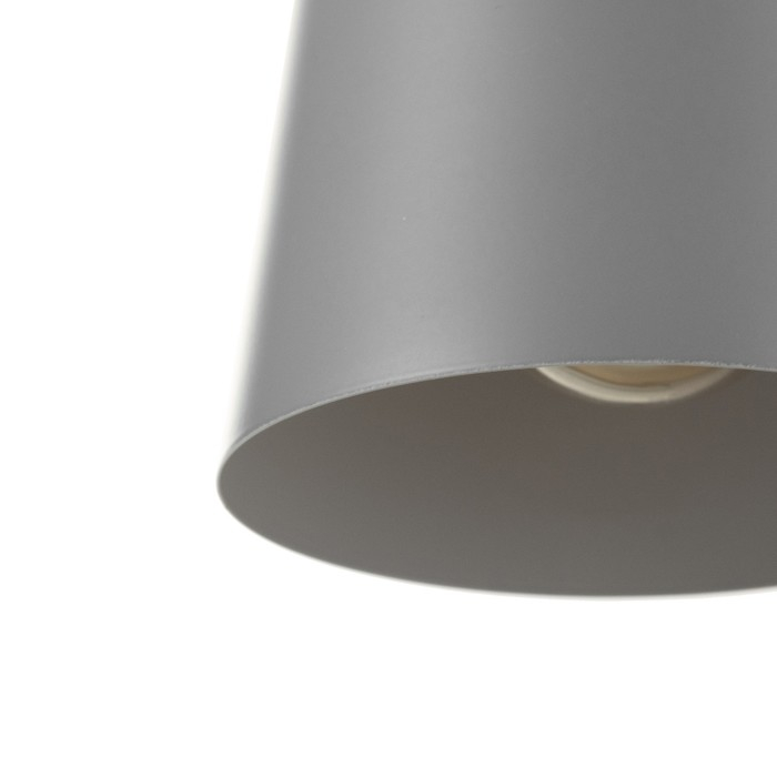 Светильник BayerLux Подвес Светильник BayerLux Подвес "Цилиндр" 1x40Вт E27 серый 13х13х16-96 см