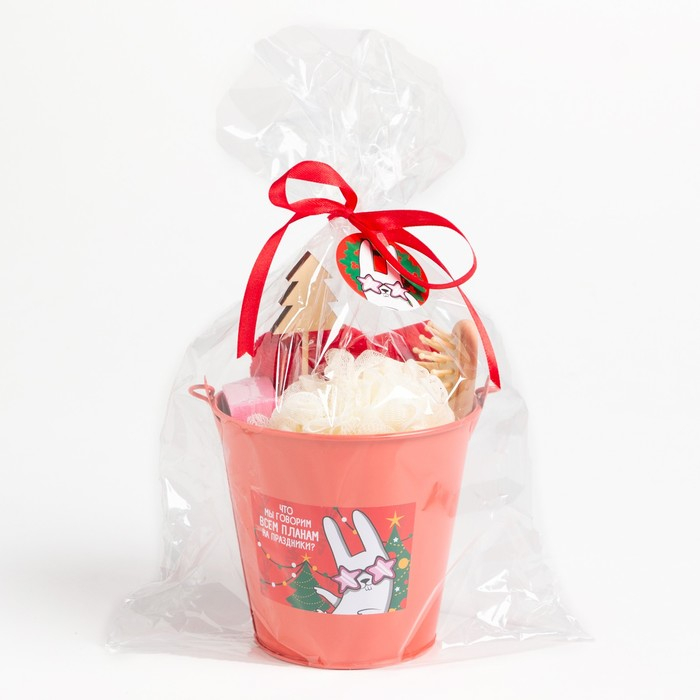 Подарочный набор новогодний Подарочный набор новогодний "С новым годом!" полотенце и акс