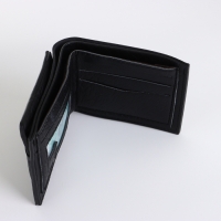 Портмоне мужское без застёжки, цвет чёрный Портмоне мужское без застёжки, цвет чёрный