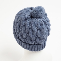 Шапка женская , цвет джинс, размер 56-58 Шапка женская , цвет джинс, размер 56-58