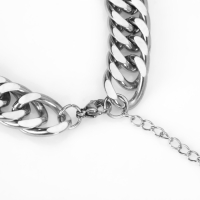 Браслет &laquo;Гладиатор&raquo; крупное плетение, цвет серебро, 18 см