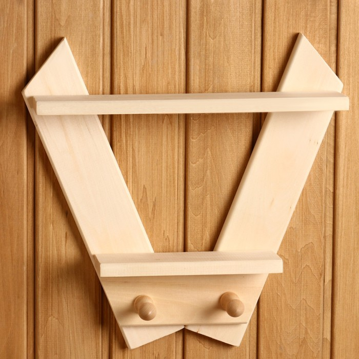 Полка-вешалка &laquo;Зайчик&raquo; 35х37х8см